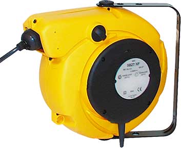 Spring driven cable reels