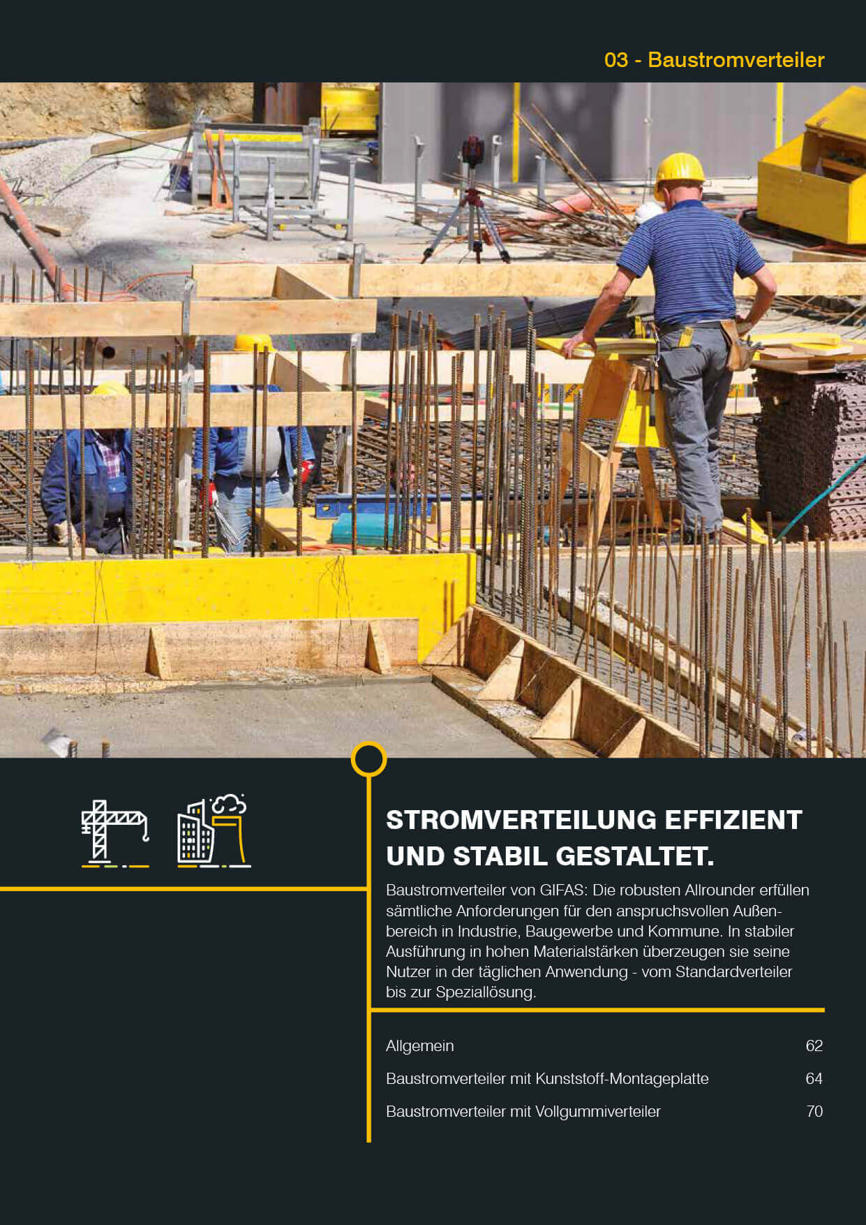 Katalogtitelbild für Baustromverteiler