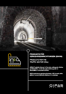 Produkte für den Eisenbahnbereich