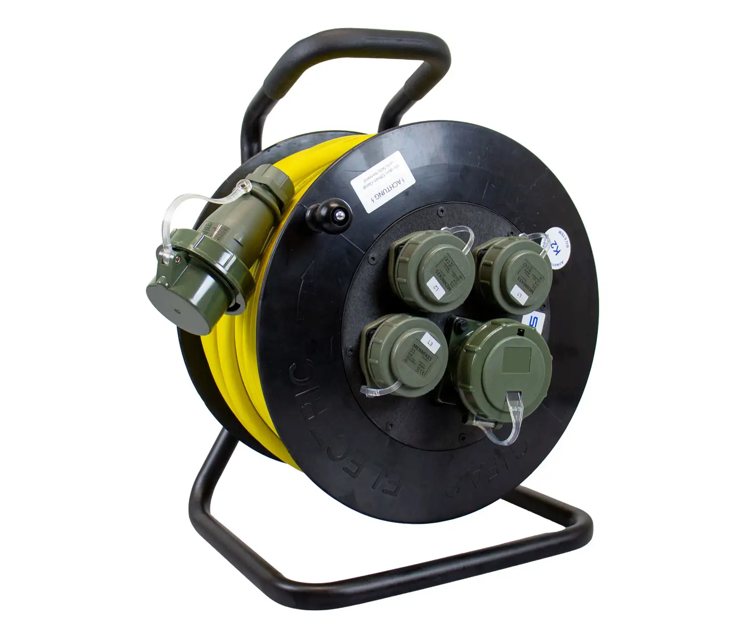 Leitungsroller-Baureihe-503RBOU_Landingpage_Vollgummileitungsroller-fuer-Feuerwehren.jpg LED-Stableuchte mit Haken zum Aufhängen, schwarzem Griff und Anschlusskabel